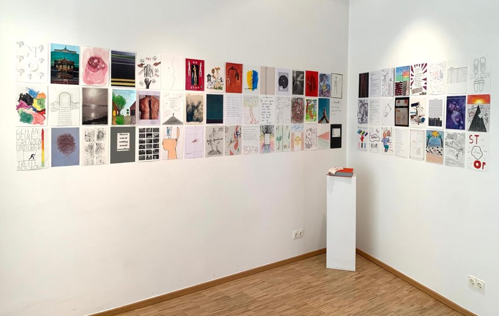 Anja Matzke Projekte - Das partizipative Projekt zum Thema „Grenzen“ zeigt die Beiträge und Positionen 67 anderer Menschen zu diesem Thema.